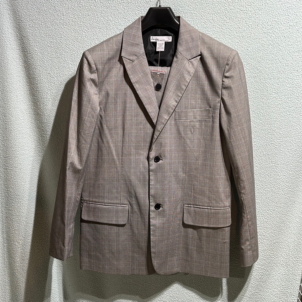 New 2 Piece Plaid Piazza Suit from Andres Velasco IK89